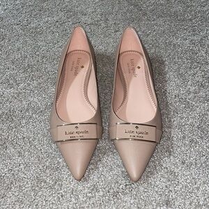 Kate Spade Deneuve Flats - Toasted Hazelnut - Size 8